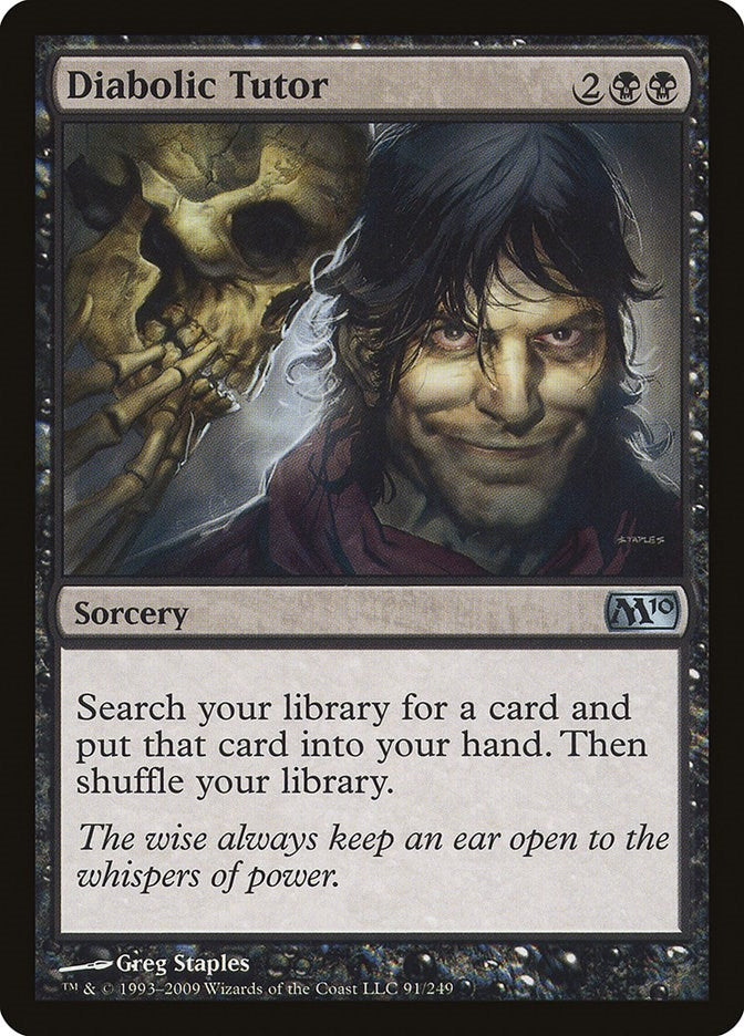 Image for Diabolic Tutor (91) - Magic: The Gathering