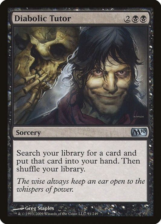 Image for Diabolic Tutor (91) - Magic: The Gathering