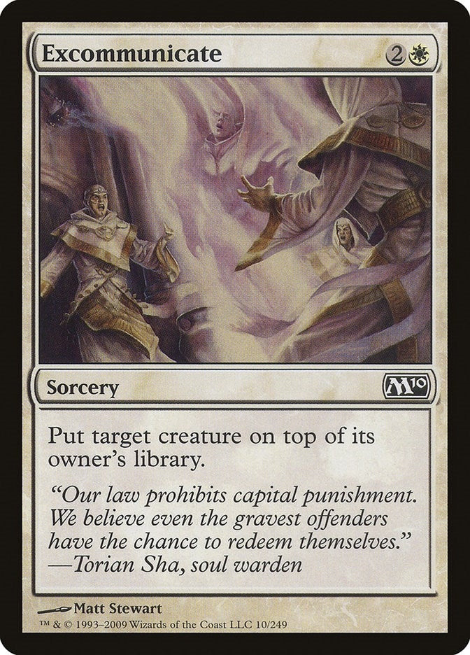 Image for Excommunicate (10) - Magic: The Gathering