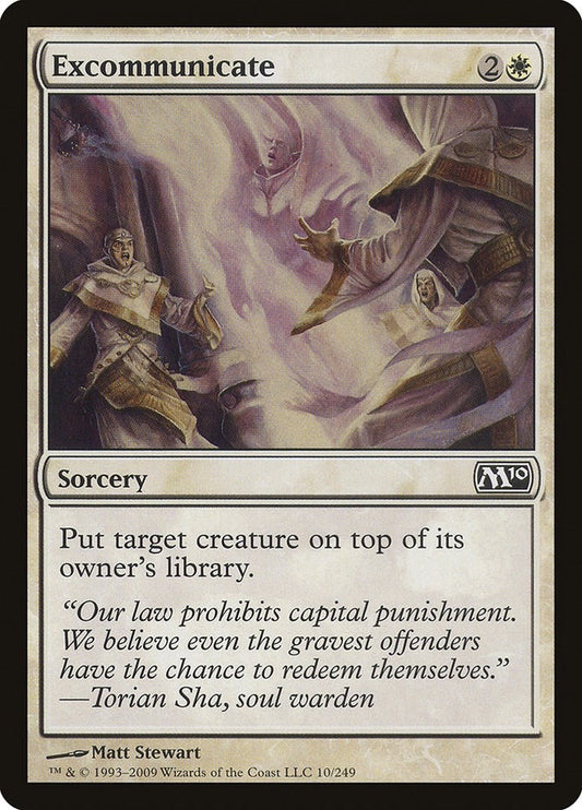 Image for Excommunicate (10) - Magic: The Gathering