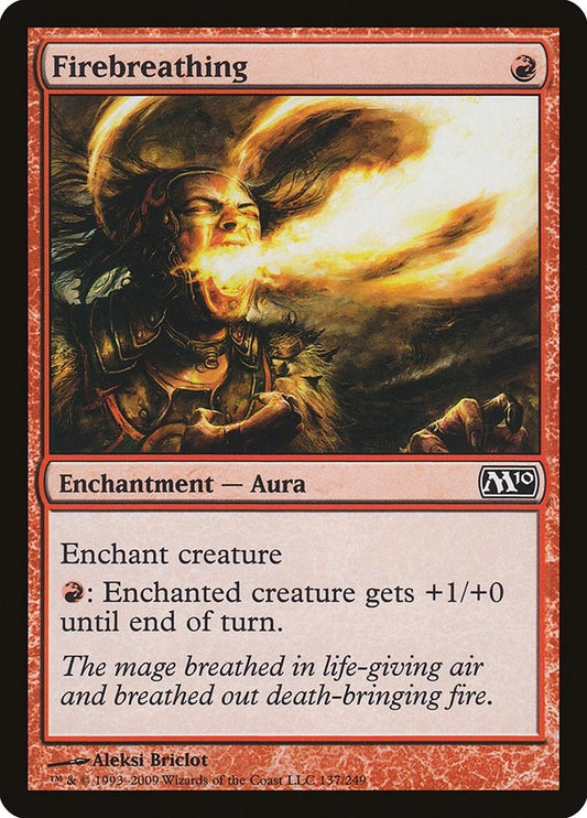Image for Firebreathing (137) - Magic: The Gathering