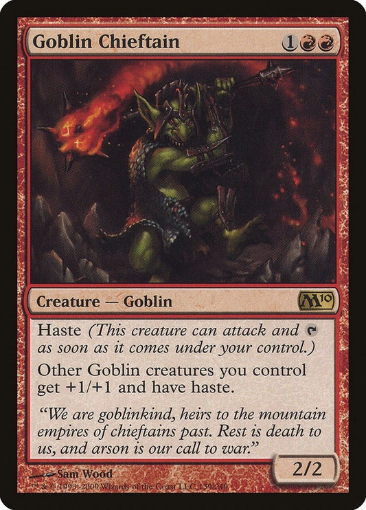 Image for Goblin Chieftain (139) - Magic: The Gathering