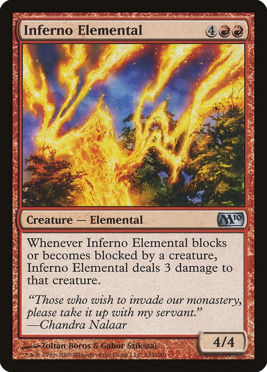 Image for Inferno Elemental (142) - Magic: The Gathering