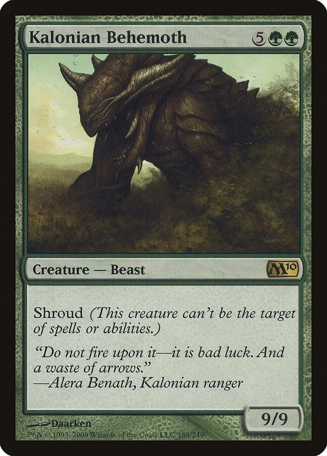 Image for Kalonian Behemoth (188) - Magic: The Gathering