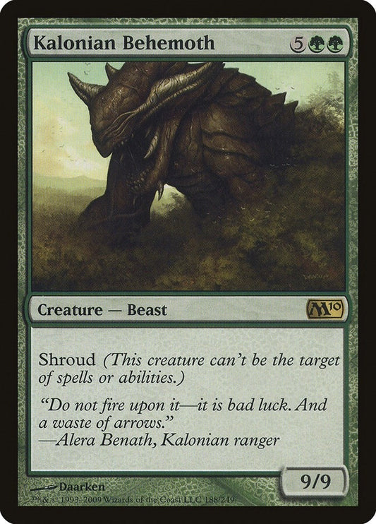 Image for Kalonian Behemoth (188) - Magic: The Gathering