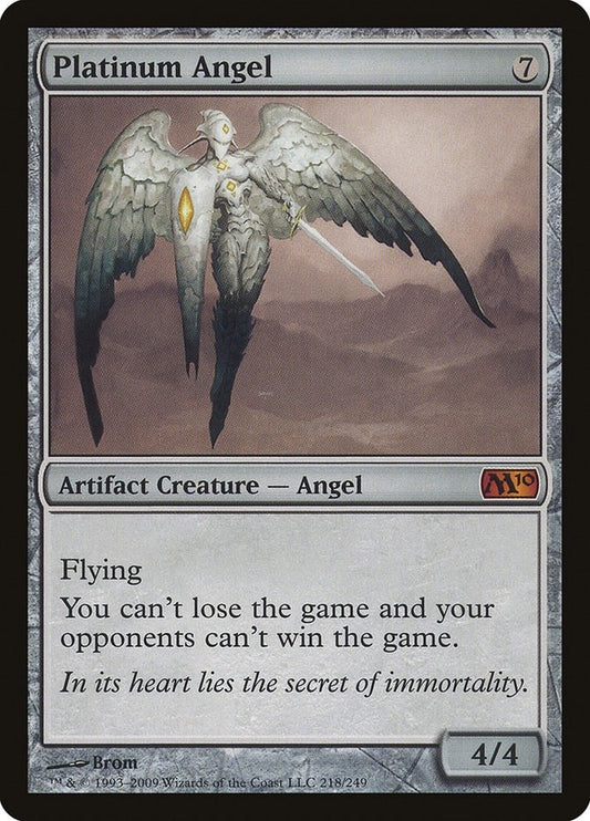 Image for Platinum Angel (218) - Magic: The Gathering