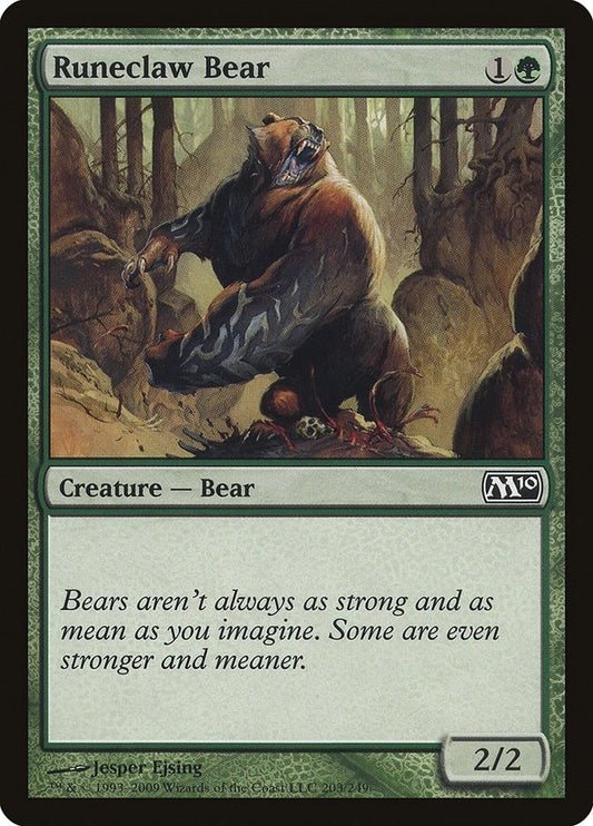 Image for Runeclaw Bear (203) - Magic: The Gathering