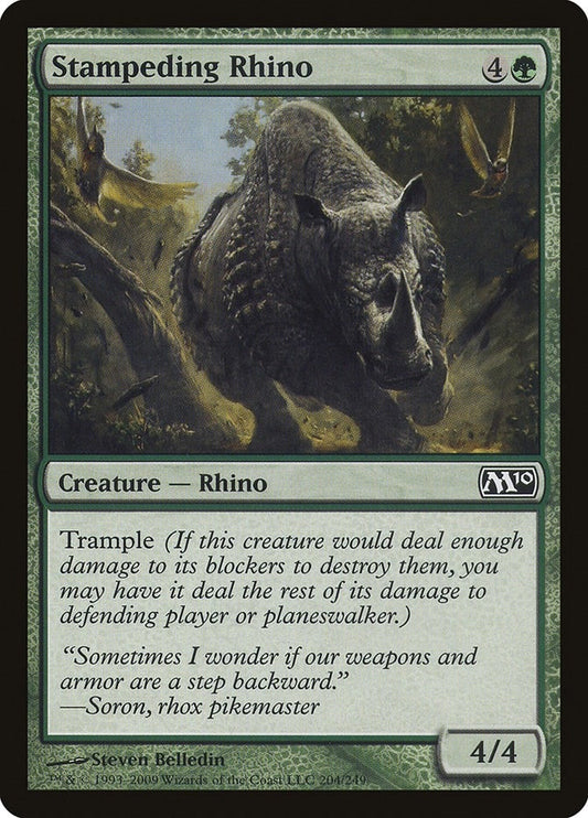 Image for Stampeding Rhino (204) - Magic: The Gathering