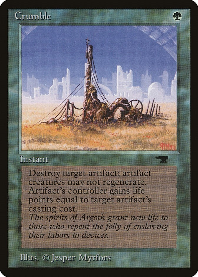 Image for Crumble - Magic: The Gathering