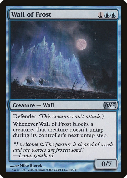 Image for Wall of Frost (80) - Magic: The Gathering
