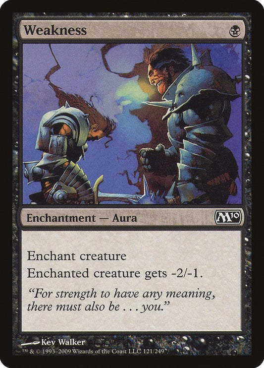 Image for Weakness (121) - Magic: The Gathering
