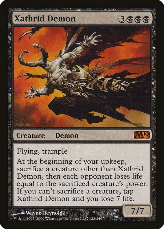 Image for Xathrid Demon (122) - Magic: The Gathering