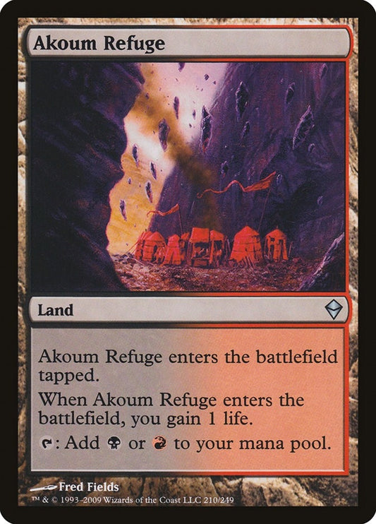 Image for Akoum Refuge (210) - Magic: The Gathering