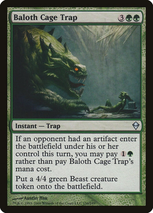 Image for Baloth Cage Trap (156) - Magic: The Gathering