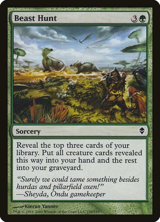 Image for Beast Hunt (158) - Magic: The Gathering