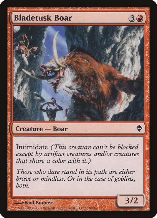 Image for Bladetusk Boar (118) - Magic: The Gathering