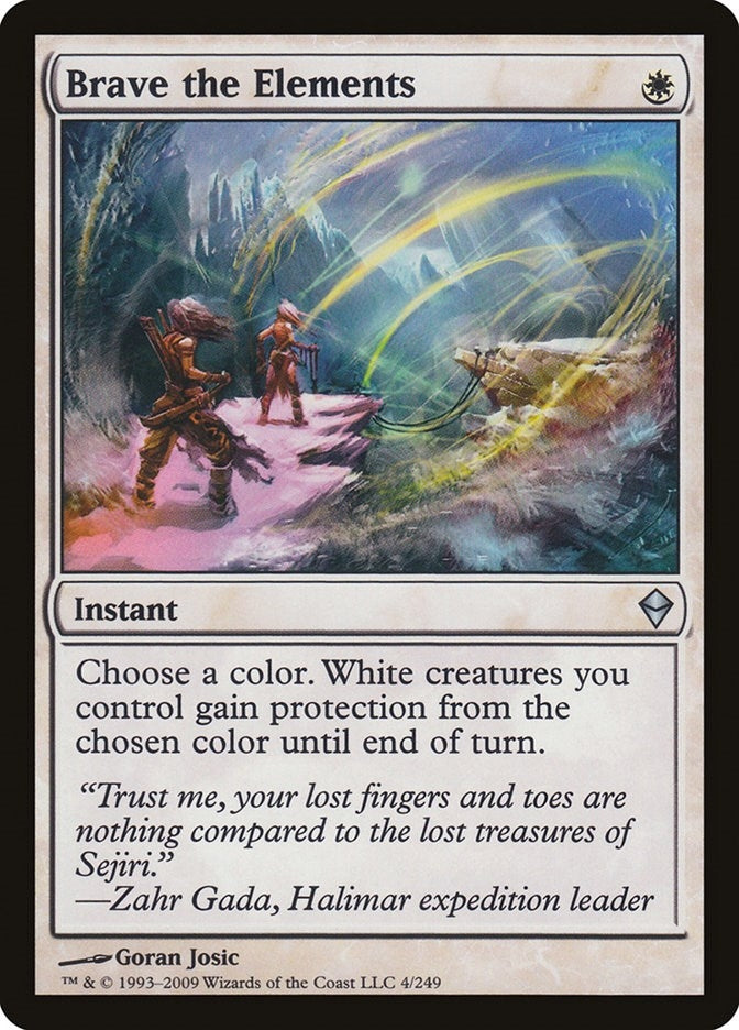 Image for Brave the Elements (4) - Magic: The Gathering