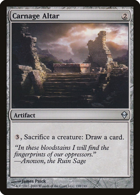 Image for Carnage Altar (198) - Magic: The Gathering