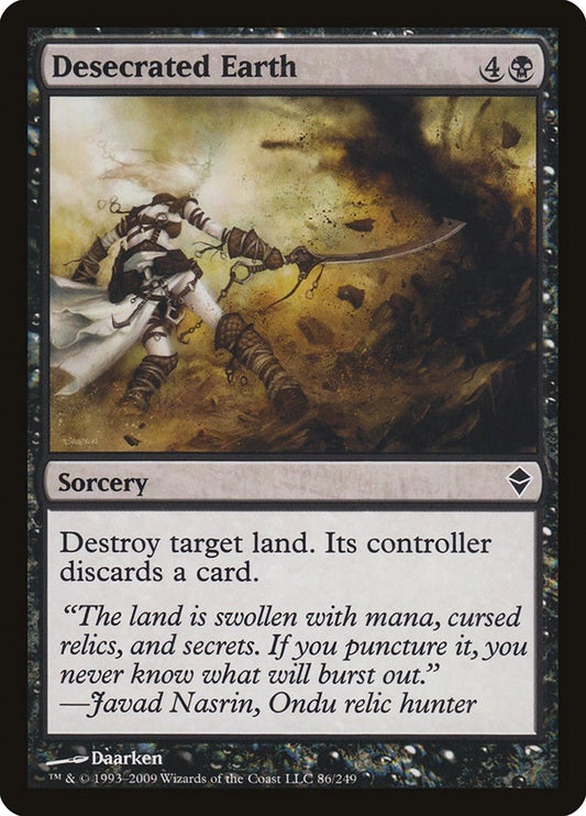 Image for Desecrated Earth (86) - Magic: The Gathering