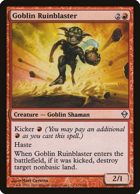 Image for Goblin Ruinblaster (127) - Magic: The Gathering