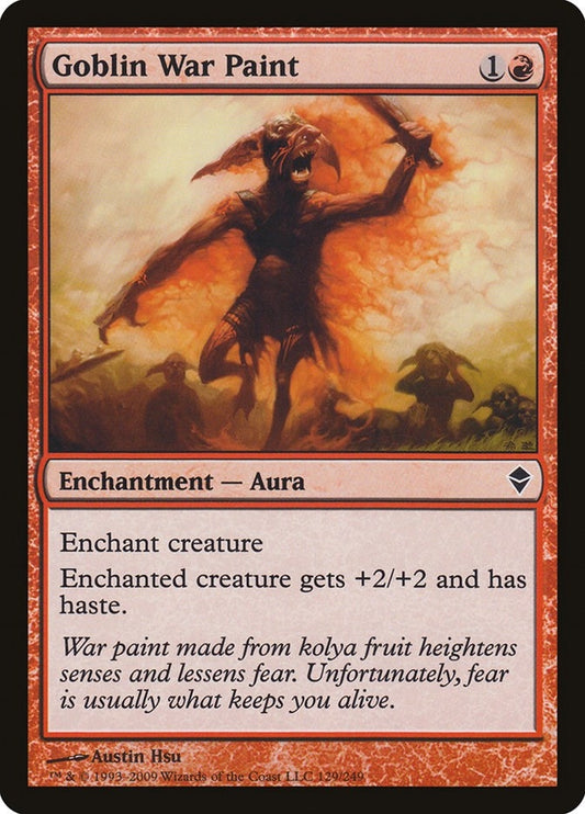 Image for Goblin War Paint (129) - Magic: The Gathering