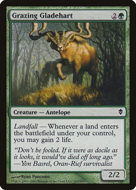 Image for Grazing Gladehart (163) - Magic: The Gathering