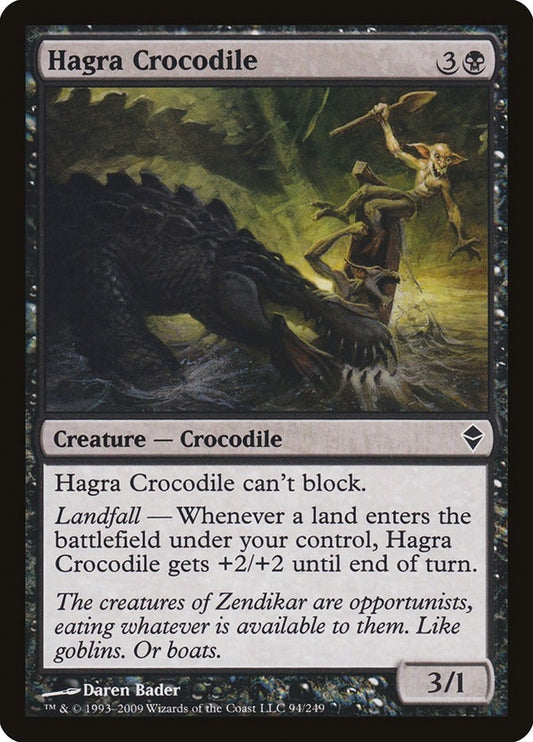 Image for Hagra Crocodile (94) - Magic: The Gathering