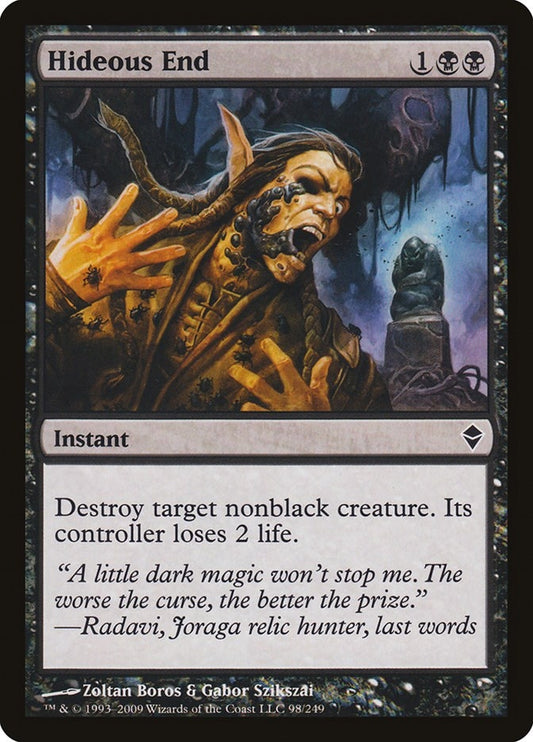 Image for Hideous End (98) - Magic: The Gathering