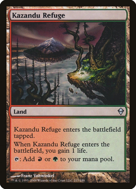 Image for Kazandu Refuge (217) - Magic: The Gathering