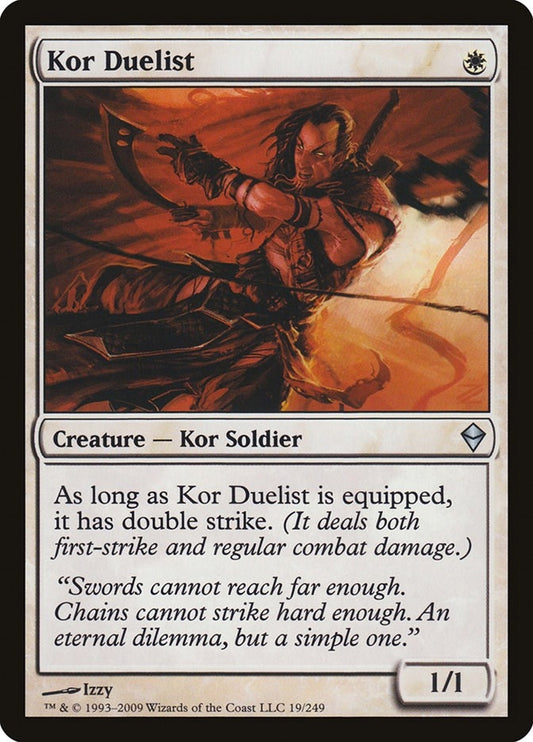 Image for Kor Duelist (19) - Magic: The Gathering
