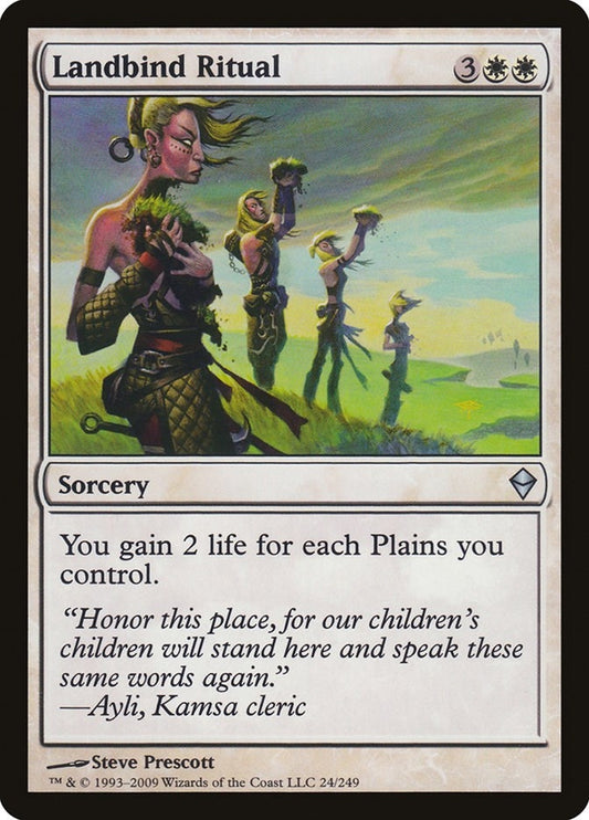 Image for Landbind Ritual (24) - Magic: The Gathering