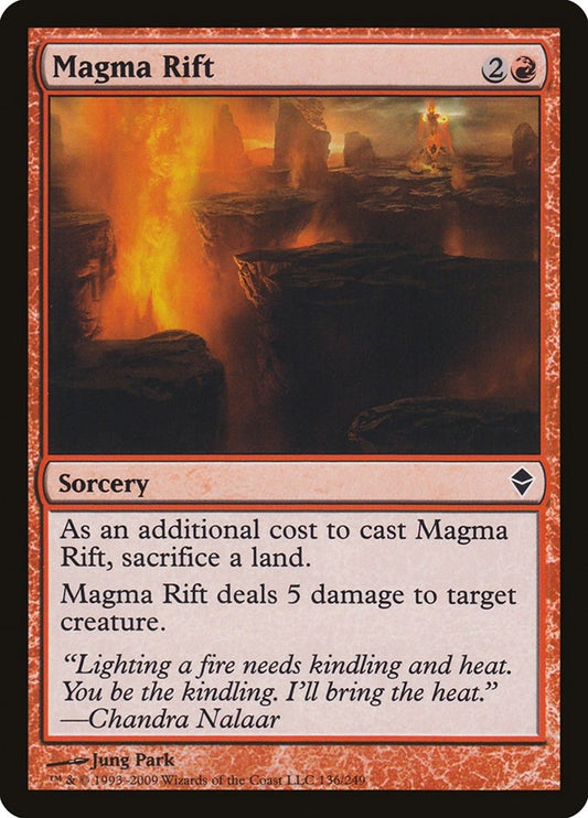 Image for Magma Rift (136) - Magic: The Gathering