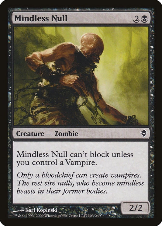 Image for Mindless Null (103) - Magic: The Gathering