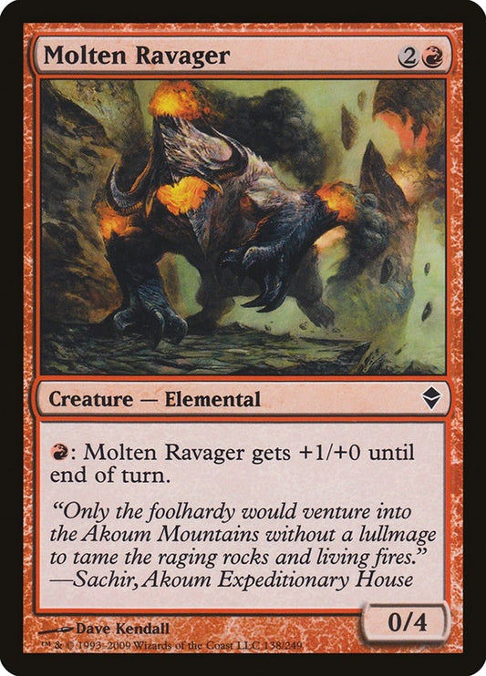 Image for Molten Ravager (138) - Magic: The Gathering