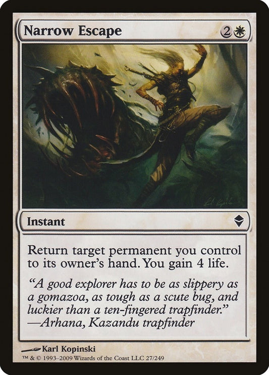 Image for Narrow Escape (27) - Magic: The Gathering