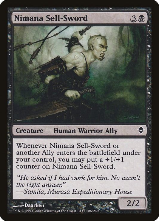 Image for Nimana Sell-Sword (106) - Magic: The Gathering