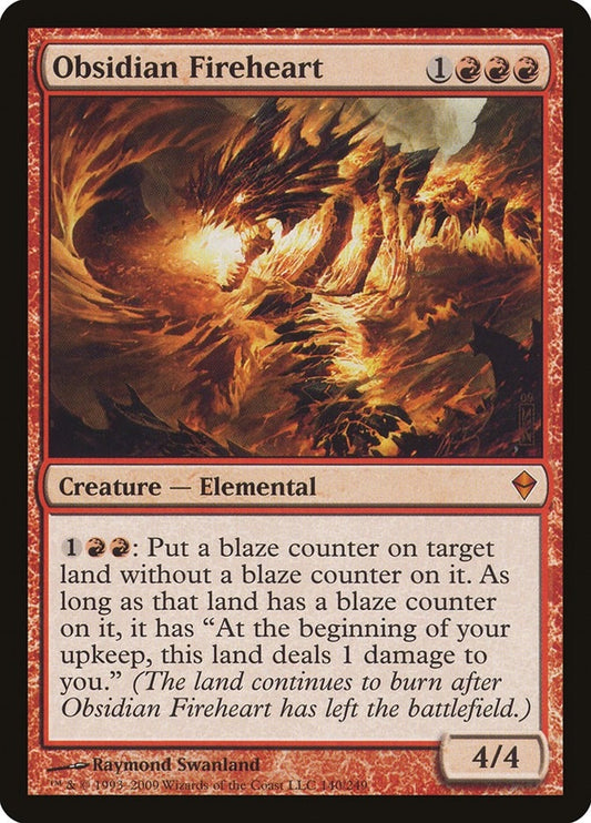 Image for Obsidian Fireheart (140) - Magic: The Gathering
