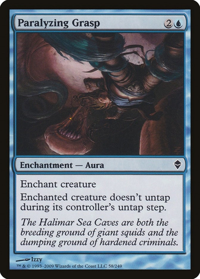Image for Paralyzing Grasp (58) - Magic: The Gathering