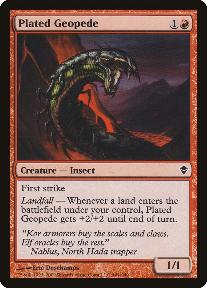 Image for Plated Geopede (141) - Magic: The Gathering