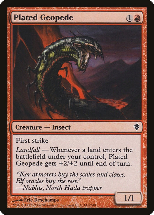 Image for Plated Geopede (141) - Magic: The Gathering