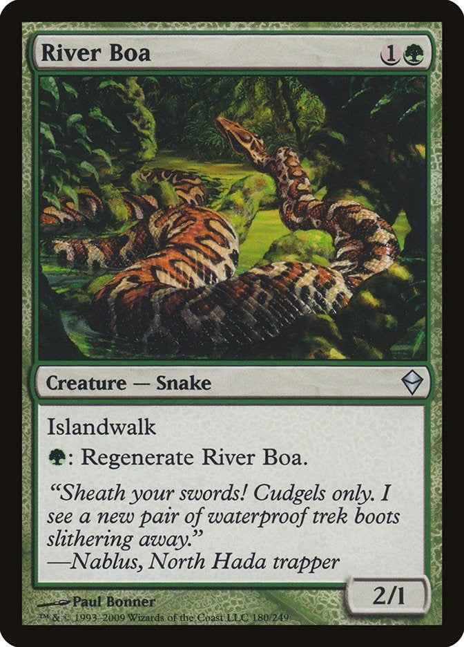 Image for River Boa (180) - Magic: The Gathering