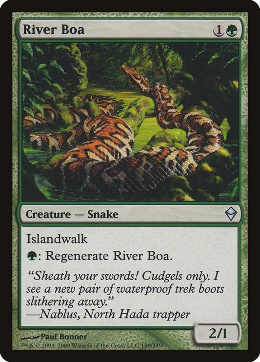 Image for River Boa (180) - Magic: The Gathering