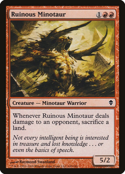 Image for Ruinous Minotaur (145) - Magic: The Gathering