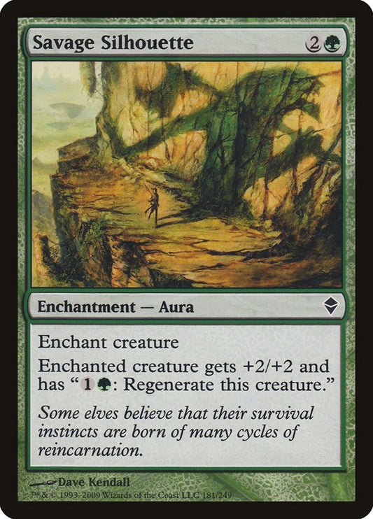 Image for Savage Silhouette (181) - Magic: The Gathering