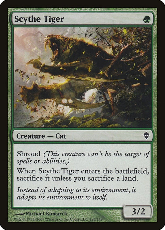 Image for Scythe Tiger (183) - Magic: The Gathering