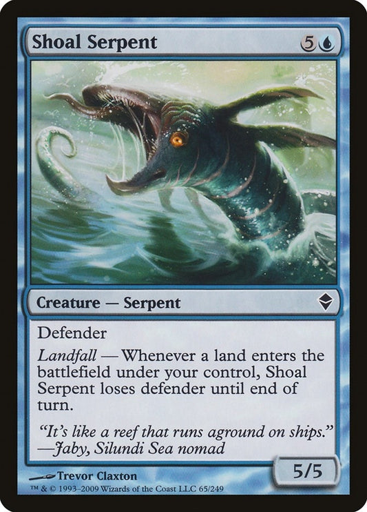 Image for Shoal Serpent (65) - Magic: The Gathering