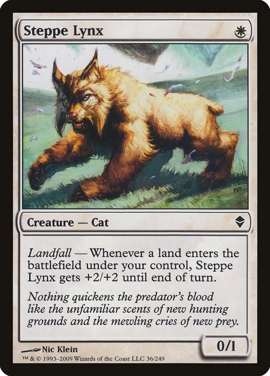 Image for Steppe Lynx (36) - Magic: The Gathering