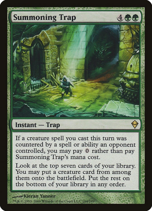 Image for Summoning Trap (184) - Magic: The Gathering