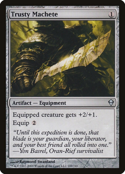 Image for Trusty Machete (209) - Magic: The Gathering