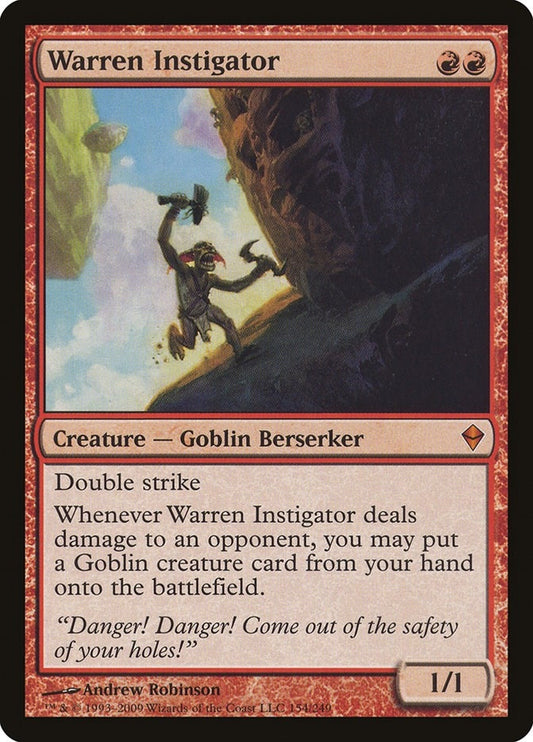 Image for Warren Instigator (154) - Magic: The Gathering
